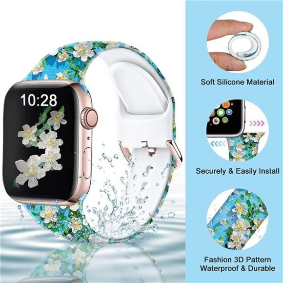 NEW Floral Apple Watch Band